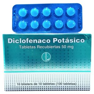 Diclofenaco-Blister 10 tabletas x 50mg