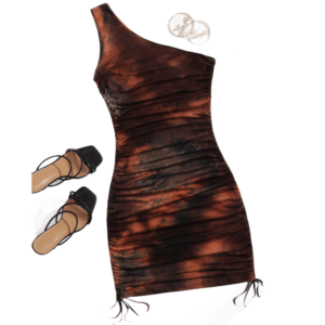 Vestido Nudo Tie-Dye casual