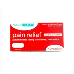 Acetaminophen 500mg (40 cápsulas)