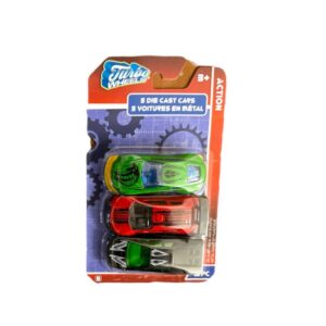 Set de 3 Carros de Carrera