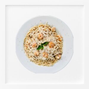 Espaguetis de Camarones