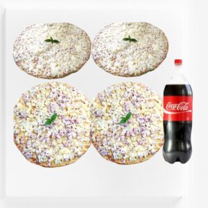 Oferta Pizza y Refresco para 4 personas