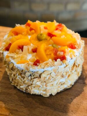Cake frutas - almendras