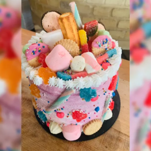 Cake super-gominolas