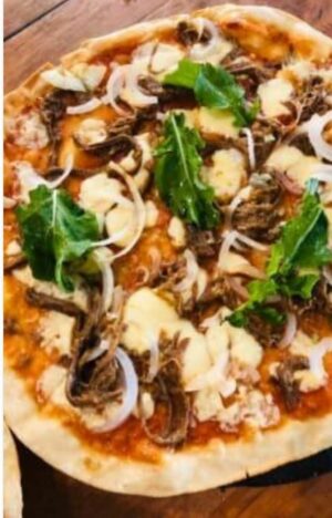 Pizza de ropa vieja