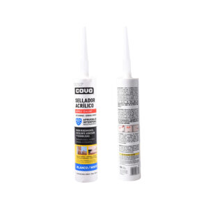 Sellador de silicona acrilico blanco 300ml