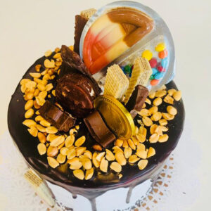 Torta variada dulce de leche tres sabores 18x15cm